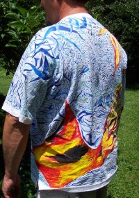 Back of Koi shirt