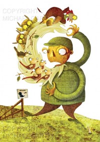 Beard - E.Lear Limerick Illustration