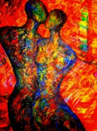 The Lovers - Original Abstract The Lovers - Original Abstract