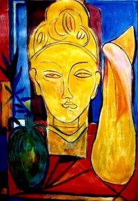 BUDDHIST STILL LIFE.