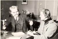 LaVerne interviewing Coffin, TWU