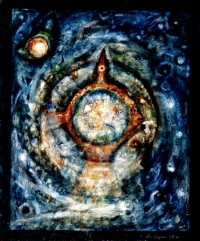 bird of macrocosm 50x60 cm