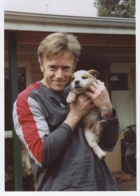 Paul & Molly. She's a red heeler