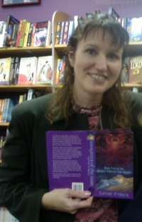 Louise launching Book 2