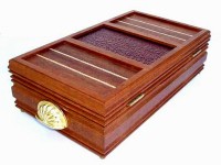 Gold Banded Andiroba Jewelry Box