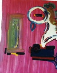 Abstract in pink