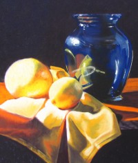 Blue Glass vase