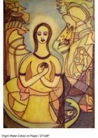 Virgin(ink&watercolouronpaper) Virgin(ink&watercolouronpaper)