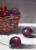 Basket and cherries