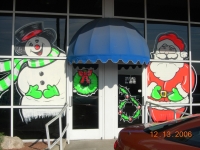 Holiday Window Painting