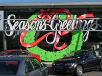 Holiday Window Painting Holiday Window Painting