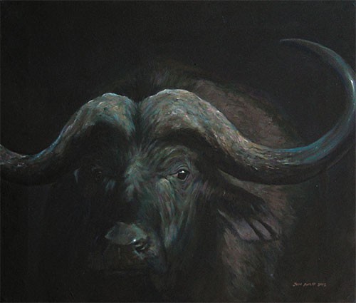 Wildlife Painting - African Buffalo