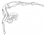 wire sculpture gymnast