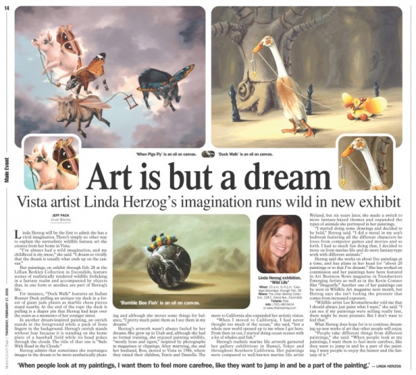 newspaper  write-up
