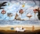Chickens on the Beach