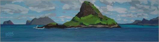 Chinaman's Hat - Shore View