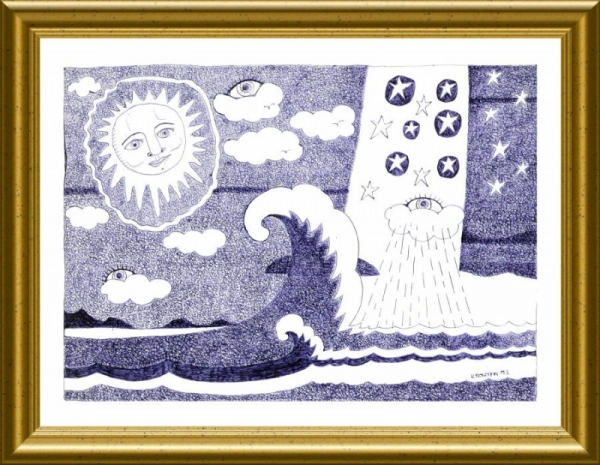 Wave with Sun