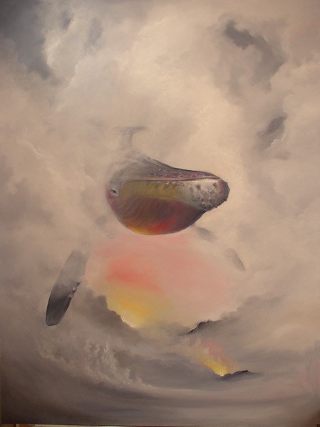 Loihi Sentinel  Oil on canvas 30