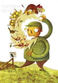 Beard - E.Lear Limerick Illustration