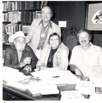 Ted DeGrazia (l.) & LaVerne Clark
