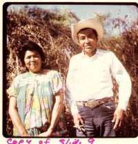 San Carlos Apaches & wickiup