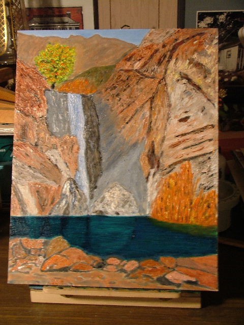 Mesquette Canyon Falls