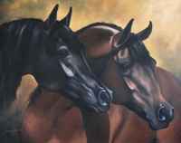 Horse paintings