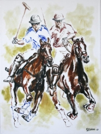 Polo paintings