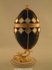 Faberge style egg jewelry box