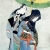 Japanese Lovers art tile