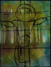 Transparent Forest  Jesus Christ