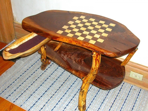 The 2 Nuts Chess Table
