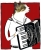 Pet Portrait - cat with accordion