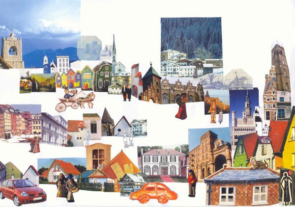 Town collage