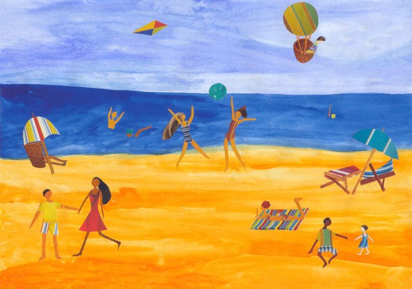 beach collage beach collage