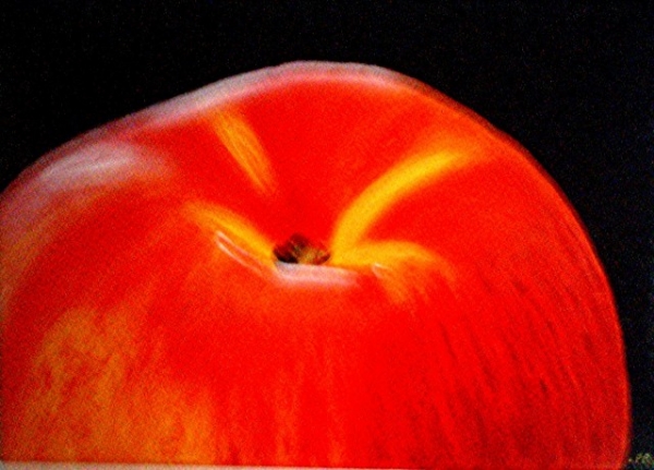 big red apple