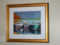 The Three Sisters; Boats at Anchor
