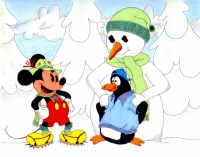 Buster and Tappan meet Mickey Mouse